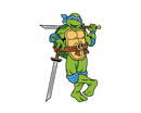 UV DTF POPCORN BOX PRINTS - TURTLES