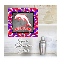 Square Clock Sublimation Print - Sport