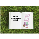 UV DTF Bookmark Print - read books