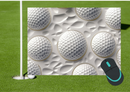Mouse Pad Sublimation Prints - white balls