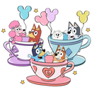 DTF Transfer Sheet - Teacup Dog Family