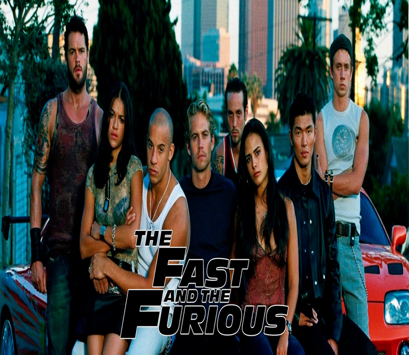 Fast or Furious 20oz Skinny Tumbler Printed Paper