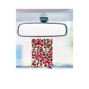 Sublimation Prints for Air Freshener 2 prints per Sheet - Leopard Bow
