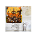 Square Clock Sublimation Print - Cruiser bike 2