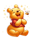 DTF Transfer Sheet - Yellow Bear and Bee