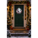 Christmas Sublimation Round Welcome Sign Print - Merry Christmas
