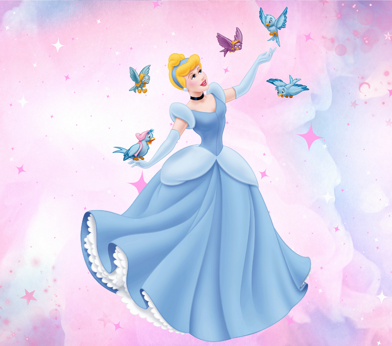Singing Princess 20oz Skinny Tumbler Printed Paper