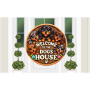 Sublimation Round Welcome Print - Welcome Dash