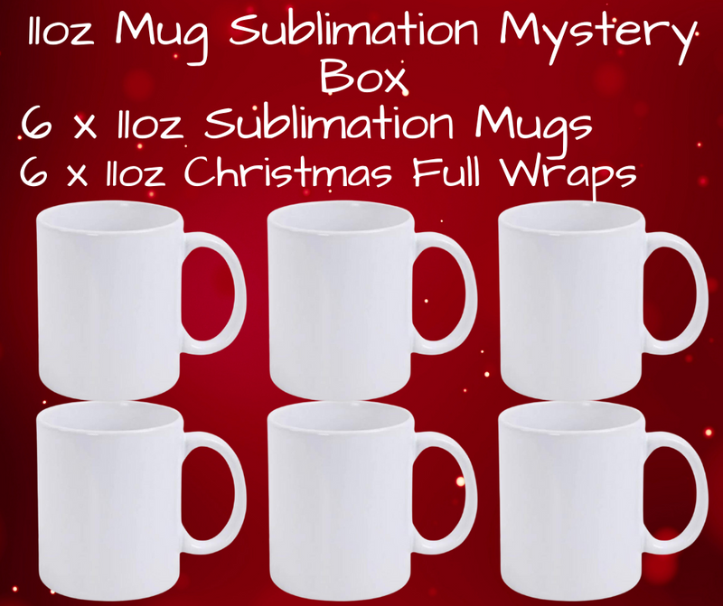 11oz Sublimation Christmas Mystery Box