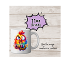 11oz Sublimation print - Coffee First