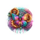Butterfly 1 Wind Spinner Sublimation Print