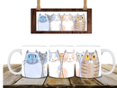 11oz Sublimation print - Funny Cats