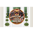 Sublimation Round Welcome Print - Welcome Frenchie