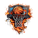 DTF Transfer Sheet - Basketball