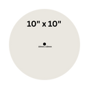 3mm White Acrylic Round Clock Blank