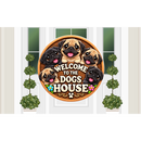 Sublimation Round Welcome Print - Welcome Pug