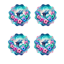 Swirl Coaster Sublimation Print - dolphins