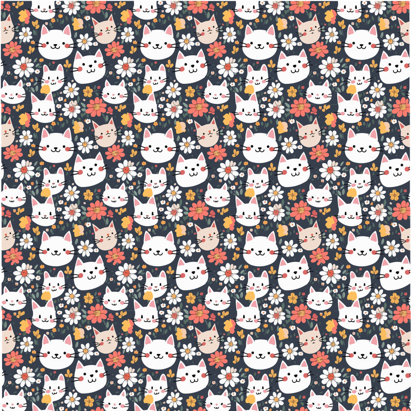 A4 Printed Sublimation Sheets - Cute Cat