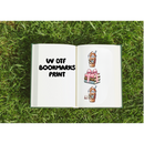 UV DTF Bookmark Print - coffee and books