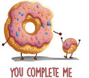 Complete Me Donut Printed Sublimation Paper for 11oz mug