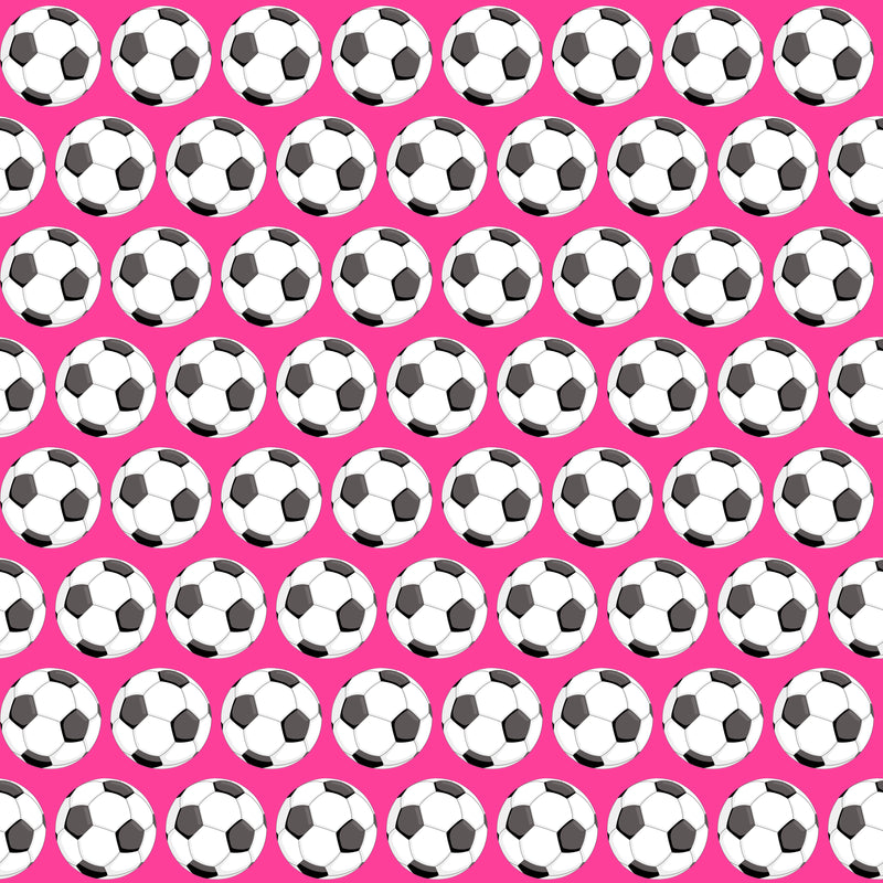 A4 Printed Sublimation Sheets-   Pink Soccer