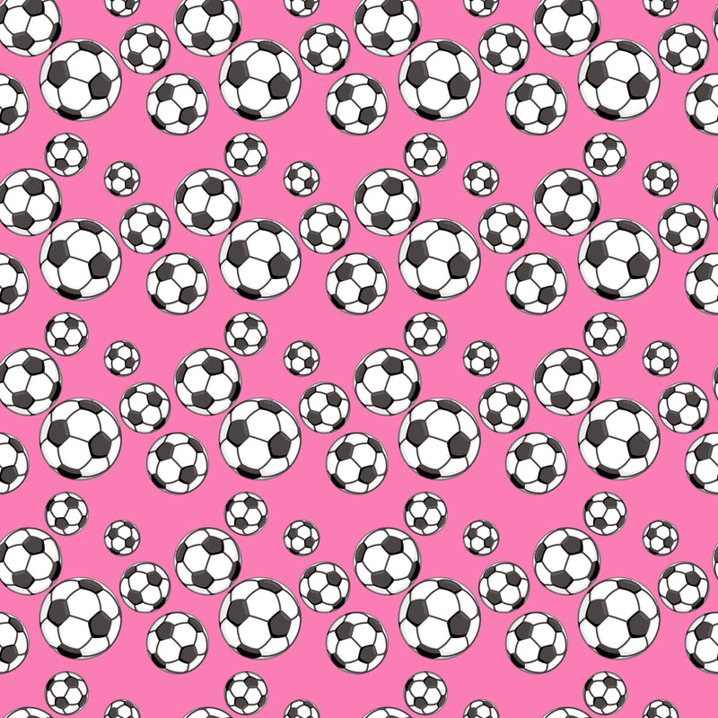 A4 Printed Sublimation Sheets-   Pink Soccer