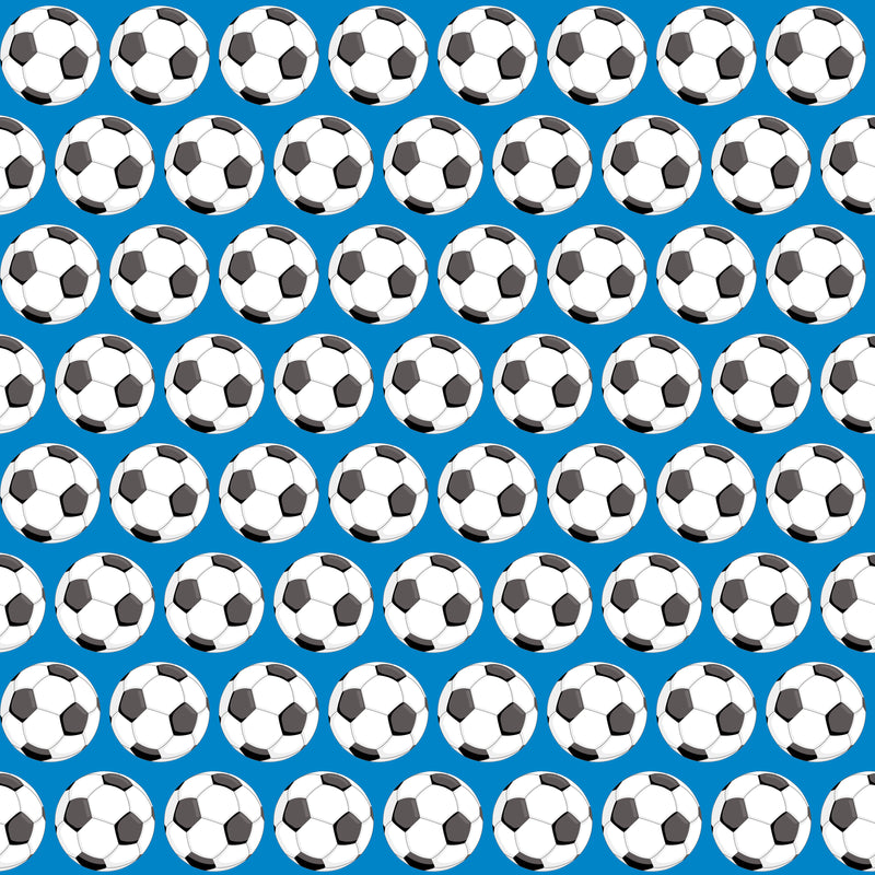 A4 Printed Sublimation Sheets - Blue Soccer