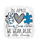 DTF Transfer Sheet - Wear Blue