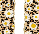 Daisy Leopard Add Name 20oz Skinny Tumbler Printed Paper