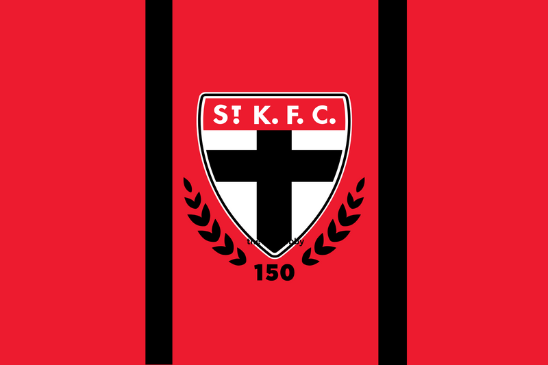 AFL Football Saint Kilda 20oz Tumbler and Square Coaster Print