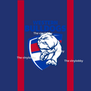 AFL Football Bulldogs 20oz Tumbler and Square Coaster Prints