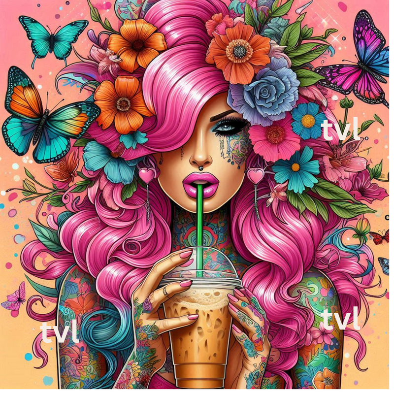 Iced Coffee Lady