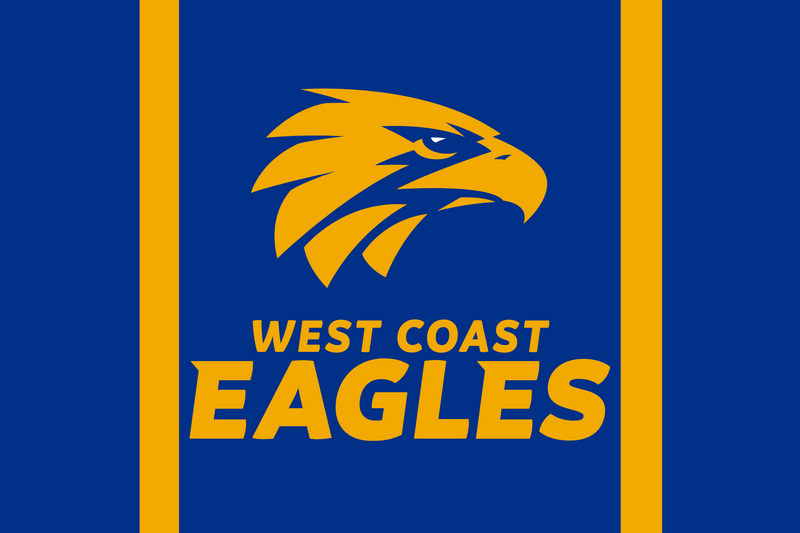 AFL Football  West Coast Eagles 20oz Tumbler and Square Coaster Print