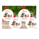 Monsters Christmas Hanging Ornament Sublimation Prints