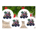 Dino Christmas Hanging Ornament Sublimation Prints