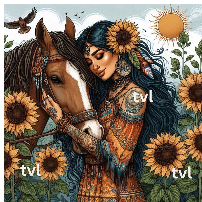 Sunflower Horse