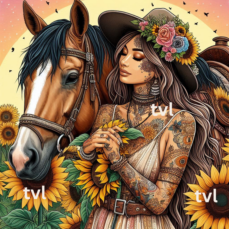 Sunflower Horse