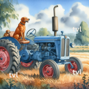 Farm Dog 20oz Skinny Tumbler Printed Paper