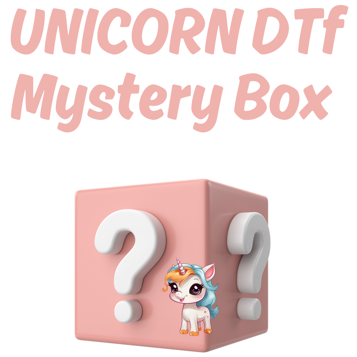 Cute Unicorn DTF MYSTERY BOX