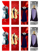 Sublimation Pen Wrap - Villian Girls