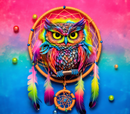 Bright Owl Dreamcatcher Sublimation Print 20oz