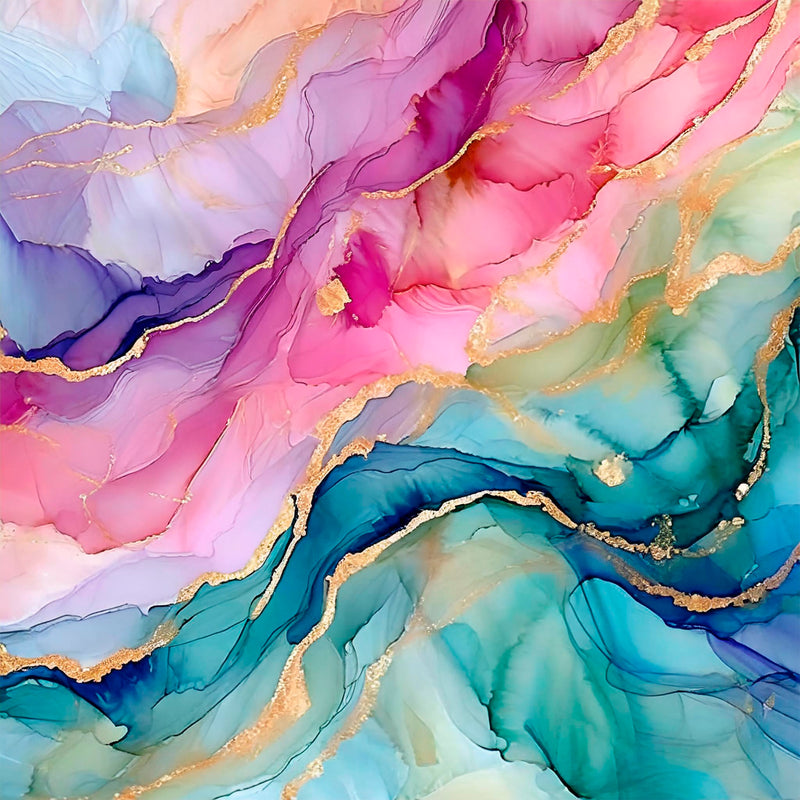 A4 Printed Sublimation Sheets - Sweet Pastel Alcohol Ink