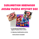 Sublimation Hardwood Jigsaw Puzzle Mystery Box