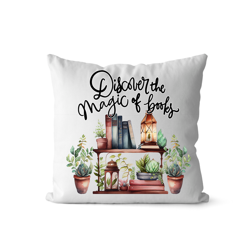 DTF Cushion Print - Magic of Books