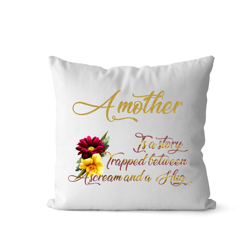 DTF Cushion Print - A Mother's Book