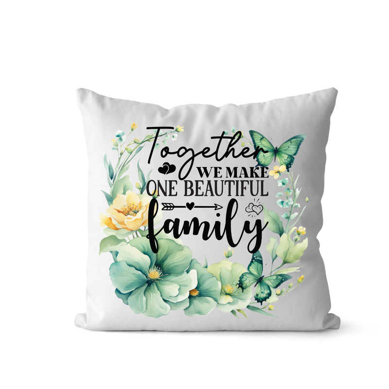 DTF Cushion Print - Beautiful Family