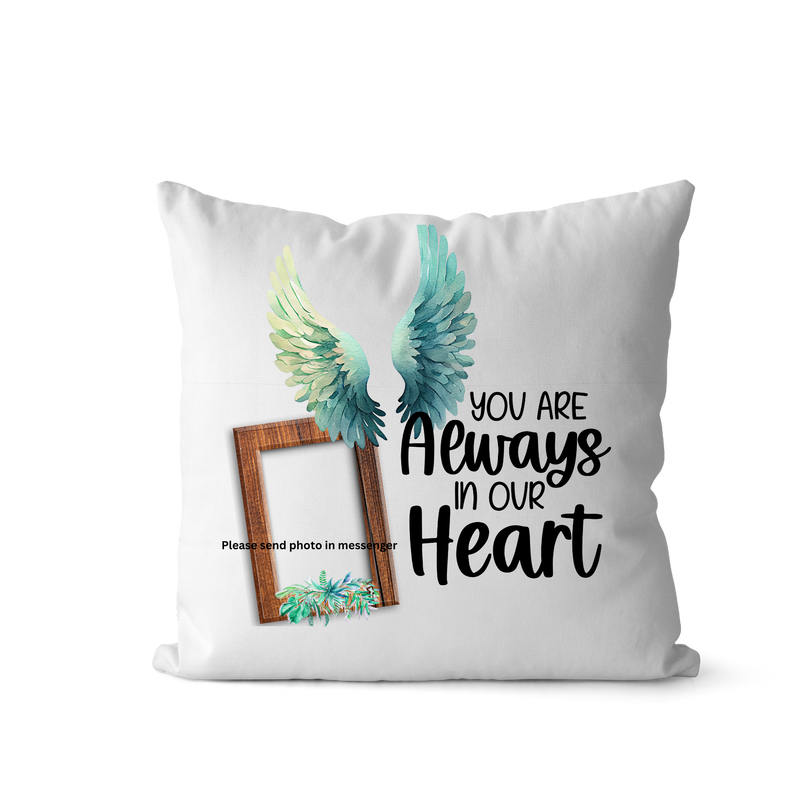 DTF Cushion Print - Angel Wings