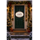 Christmas Sublimation Oval Welcome Sign Print - Christmas Drinks