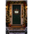 Christmas Sublimation Oval Welcome Sign Print - Merry and Bright