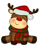 DTF Transfer Sheet - Reindeer